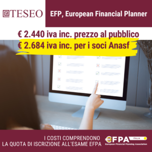 Preparazione all’esame per la qualifica di European Financial Planner, EFP